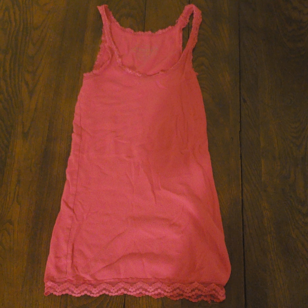 Lace Lined Pink Camisole